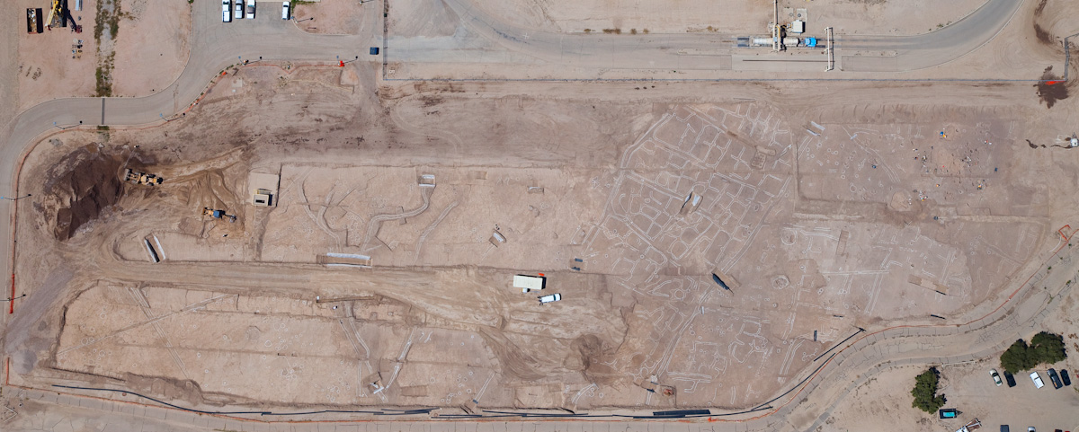 Aerial Photograph of the Early Agricultural Period Site of Las Capas Aerial Photograph of the Early Agricultural Period Site of Las Capas. Image Copyright Henry Wallace 2011
