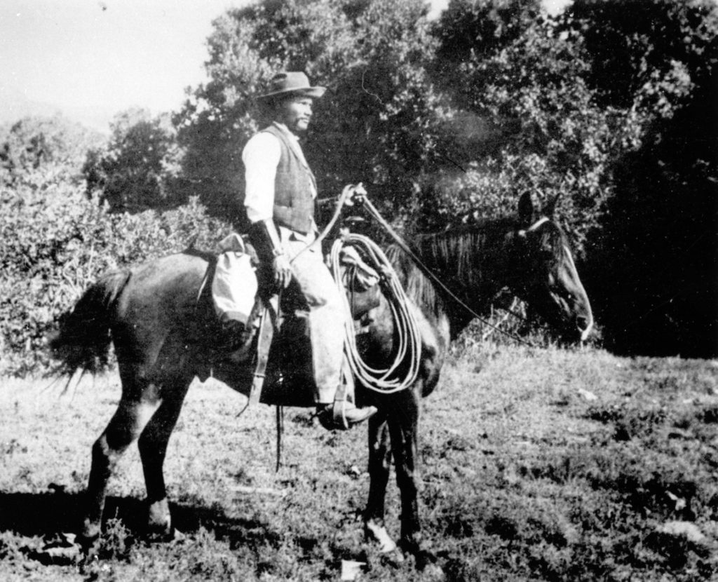 George McJunkin on his ranch circa 1907. © Denver Museum of Nature & Science