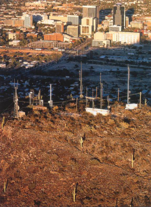 asw19_3_cover Ancient walls of stacked rock cross Tumamoc Hill--today engulfed by Tucson and crowned by communication towers. Image copyright Adriel Heisey.