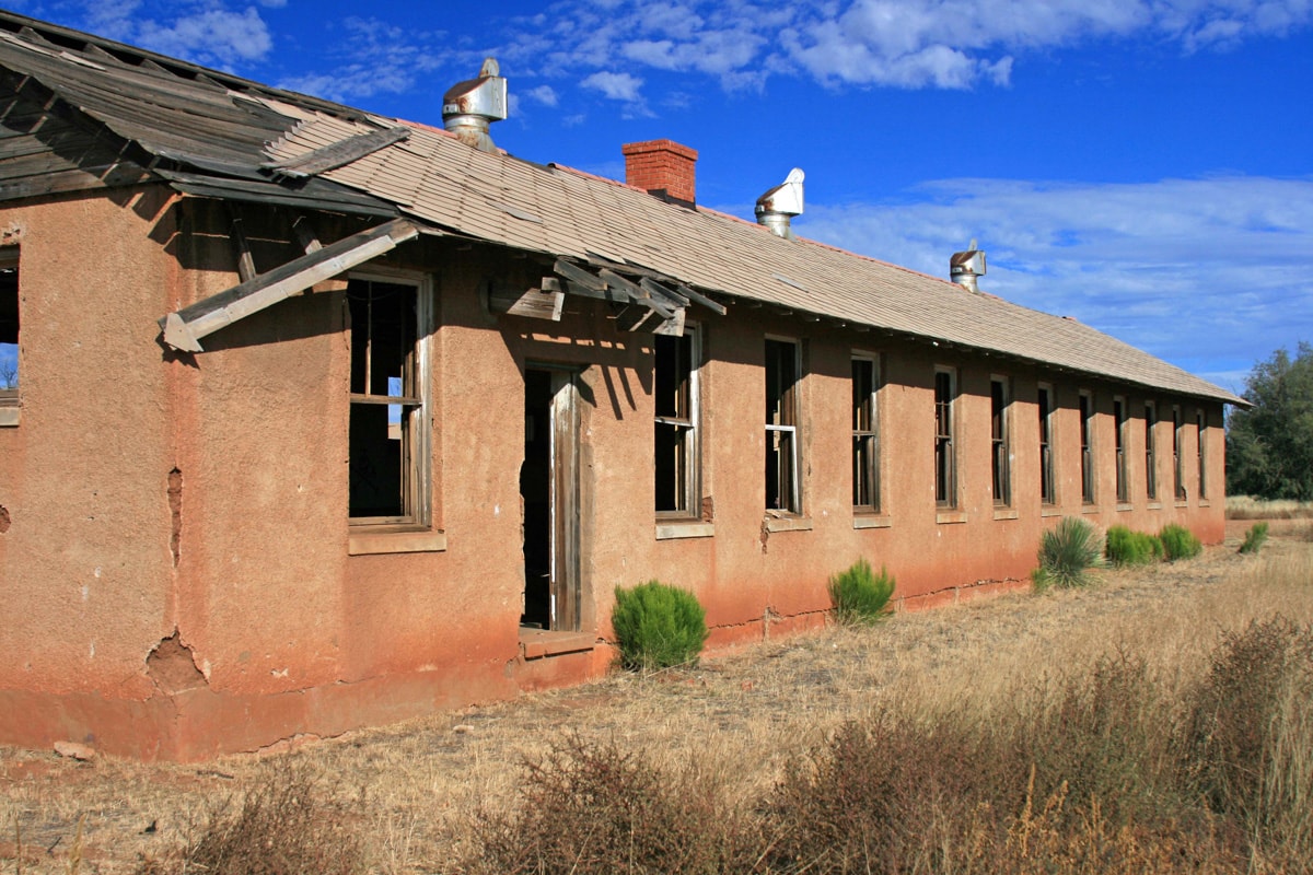 A 2007 view of the recreation center for the Camp’s officers.