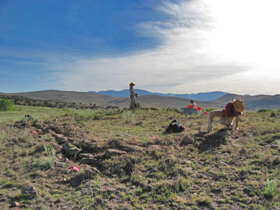 CDA Volunteers work in Mule Creek, summer 2010.