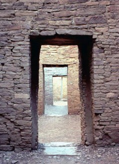 Doorways in Pueblo Bonito