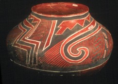 Maverick Mountain Polychrome jar made by Kayenta immigrants.