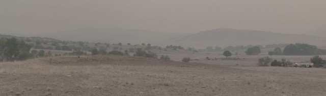 Smoke over Mule Creek