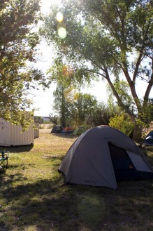 Mule Creek campsite