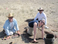 Students Excavating