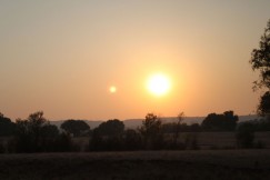 Sunset from camp. Click to enlarge.