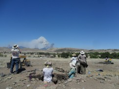 Smoke from the Gila Mountains