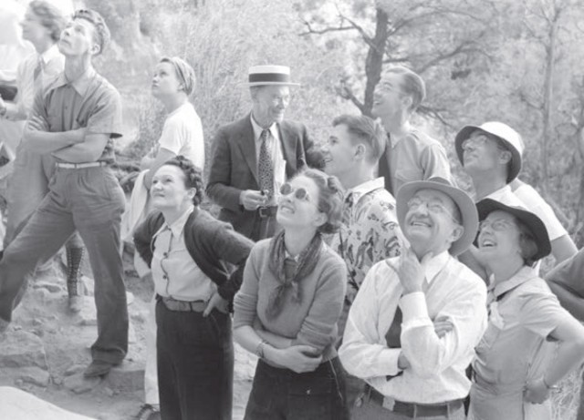 Visitors to Mesa Verde