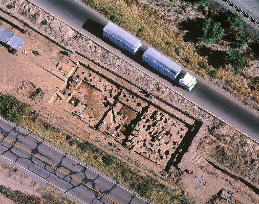 Active Excavation with Passing Tractor-trailer, © Adriel Heisey