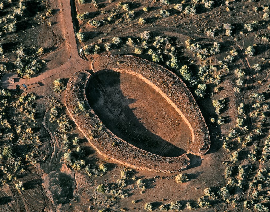 Reconstructed Ballcourt in Sage