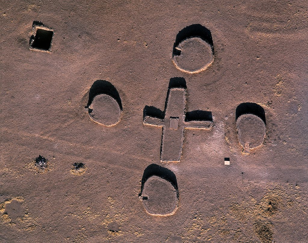 Reconstructed Cardinally Oriented Mounds