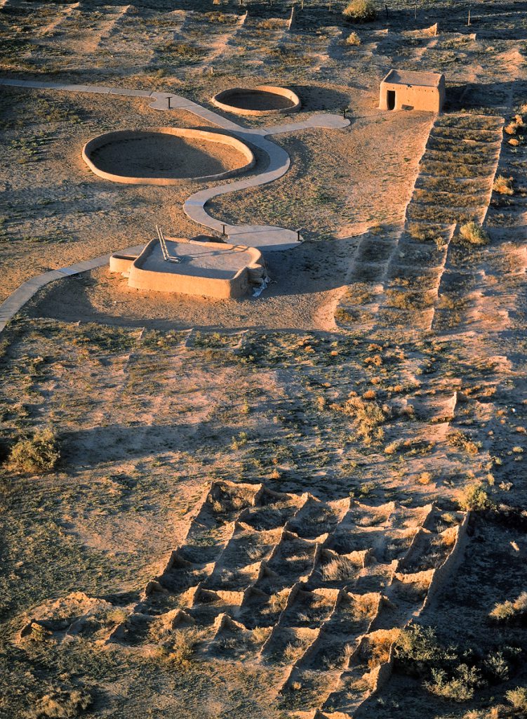 Pueblo Ruin with Reconstructed Kivas, © Adriel Heisey