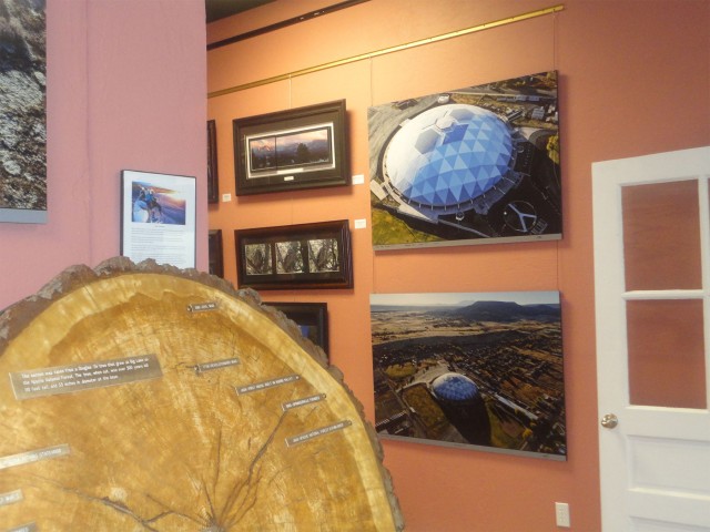 Tree rings and prints of Adriel's view of the Round Valley's iconic Ensphere. 