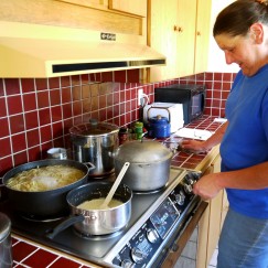 A great cook like Julie is one key to a great field school.