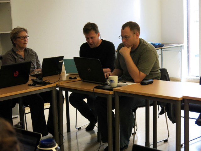 Matt with Greenland experts