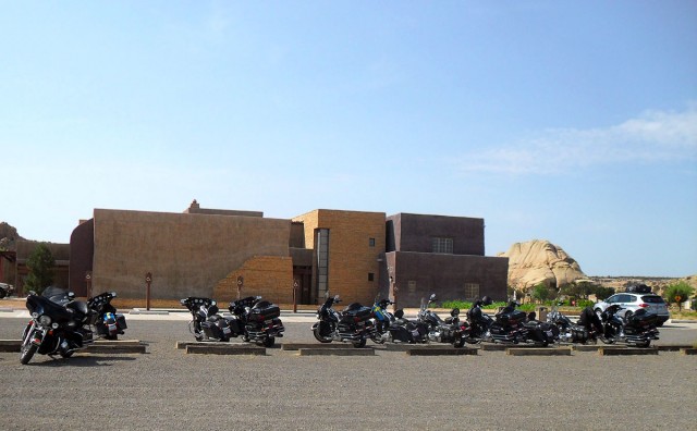 Bikes parked at Acoma