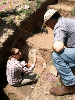 Kathryn Putsavage and David Snow at Goat Springs