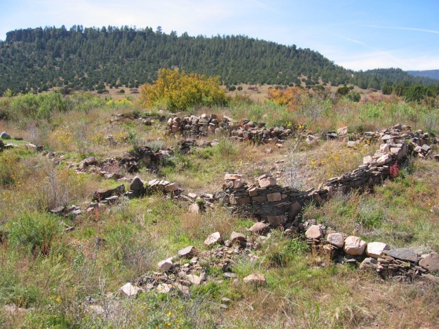 Rudd Creek Pueblo within the Sipe White Mountain Wildlife Area south of Eagar, Arizona.