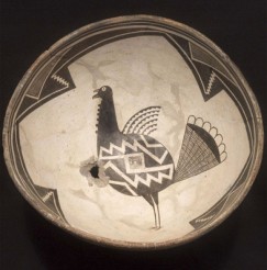 Mimbres Bowl with Turkey