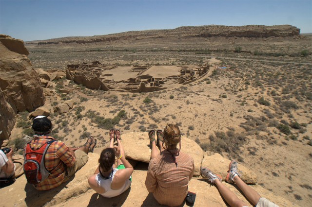 Overlook at Chaco Canyon