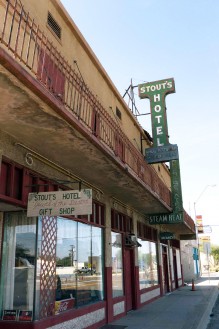 Stout’s Hotel in Gila Bend, Arizona. Click to enlarge.