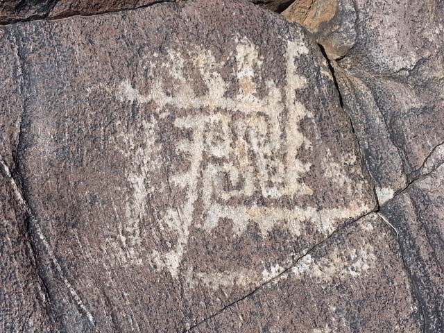 More petroglyphs in the Coyote Mountains. Photo by Lewis Borck.