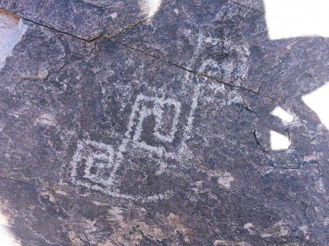 Coyote Mountain petroglyphs. Photo by Lewis Borck.