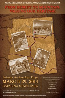 2014 Archaeology Expo poster, courtesy of Arizona State Parks. Click to enlarge.