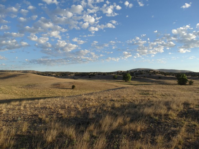 View of Mule Creek from our campsite.