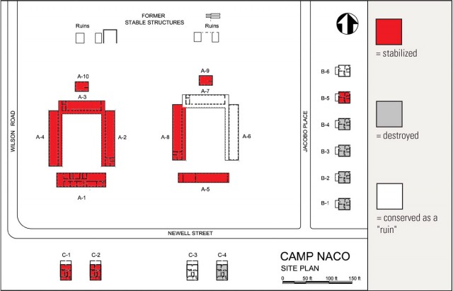 Buildings on the Camp Naco Tour