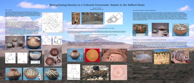 “Renegotiating Identity in a Cultural Crossroads: Salado in the Safford Basin,” by Anna A. Neuzil. <a href="/pdf/Neuzil_Safford_Salado.pdf">Click to download this poster as a PDF.</a>
