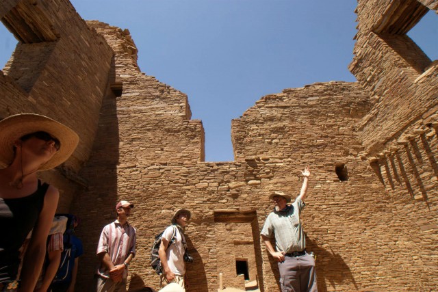 Paul Reed giving a tour in Chaco Culture National Historical Park.