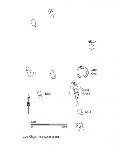 Map of Los Gigantes Community