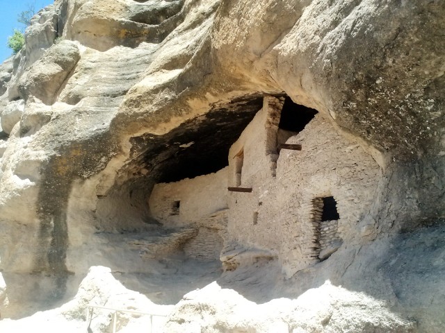 View of western section of Gila Cliff Dwellings. Photo by author.