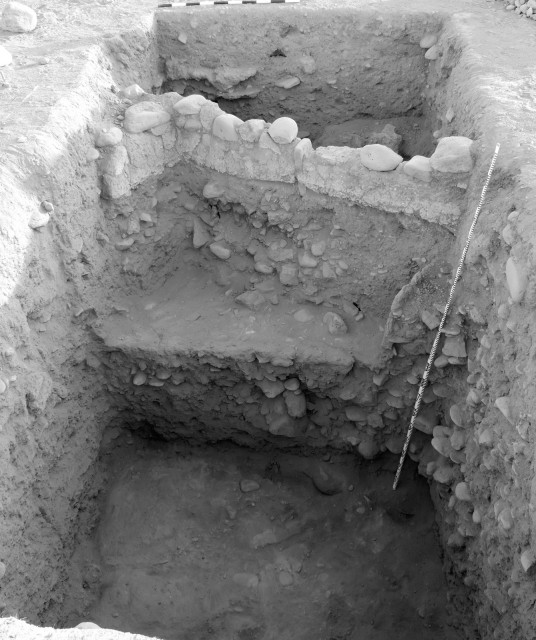 Excavation of Units 2a–c.