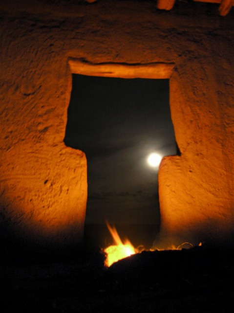 Salado Room Entryway at Night