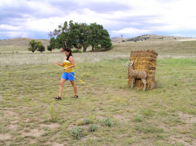 Victoria Hits a Bullseye