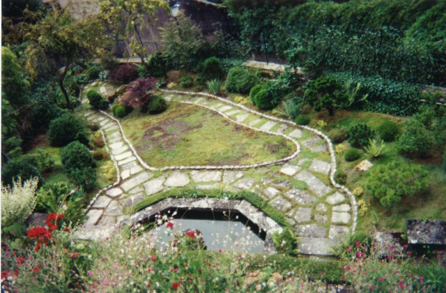 The garden at Ravel's house. Visiting his home was like visiting the home of an old friend. 