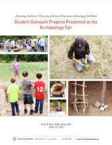 2016 Archaeology Fair Projects cover