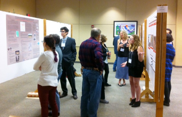 Alec, Alex, and Lindsay Present Posters