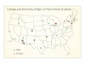 Map of Field School Students