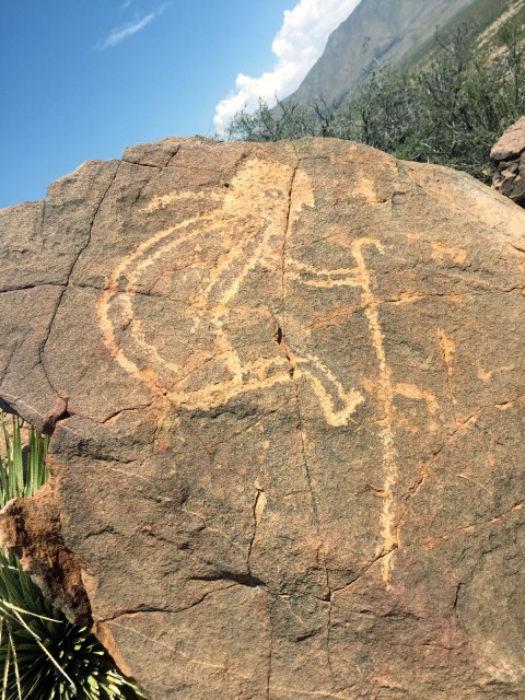 Anthropomorphic Petroglyph