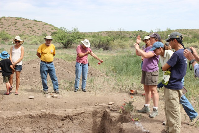 Karen Gives Site Tours