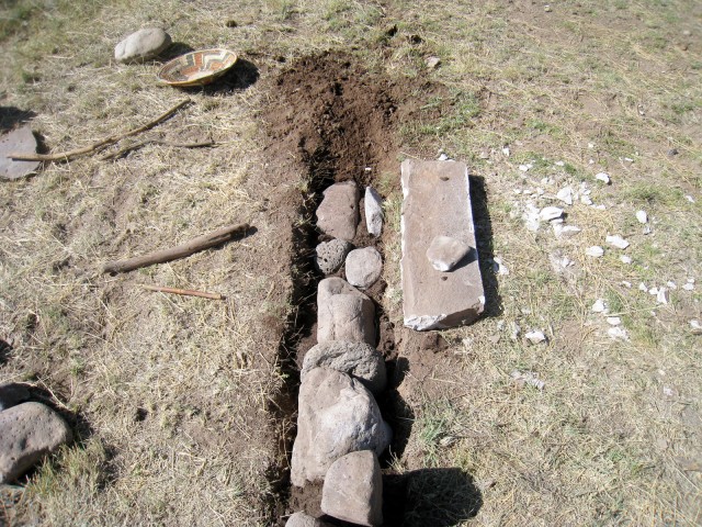 Early Stages of Wall Construction