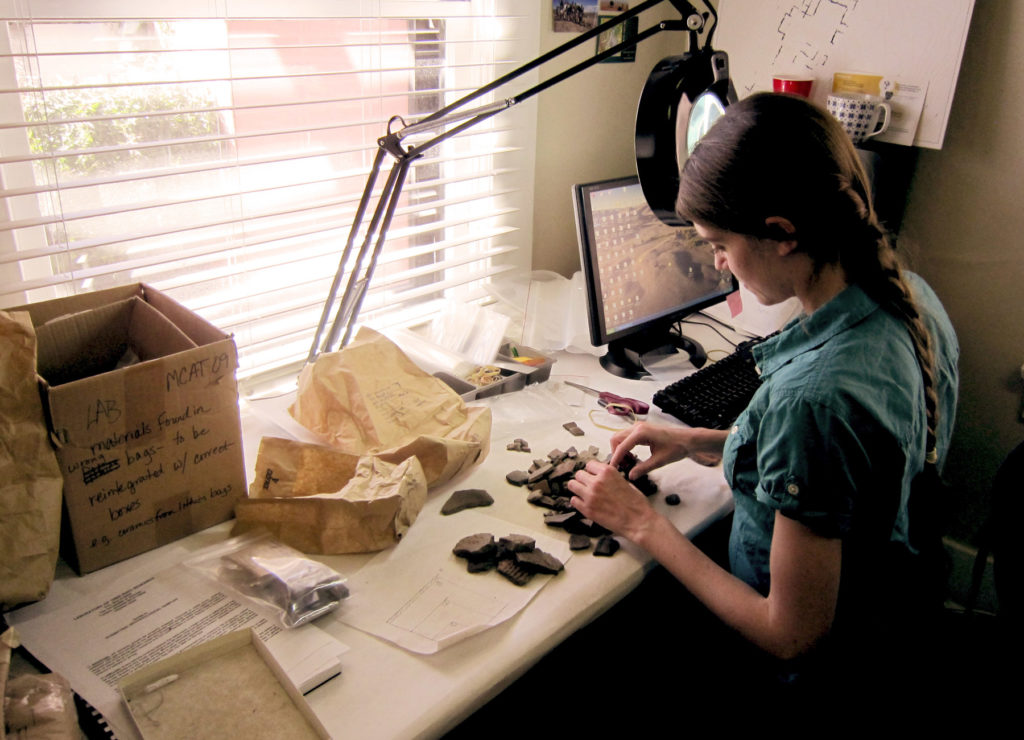 The lab: where many archaeologists spend most of their time.