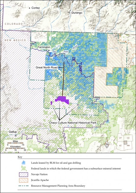 Chaco Land Status Map