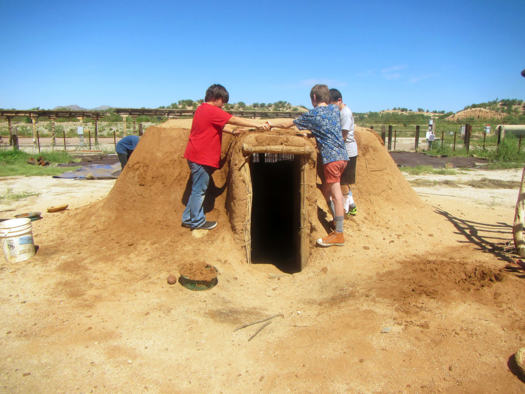 Kids at the Pithouse