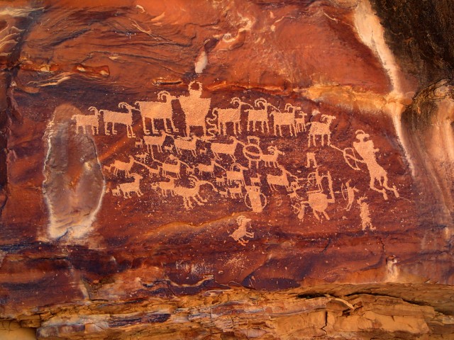 Great Hunt Rock Art Panel