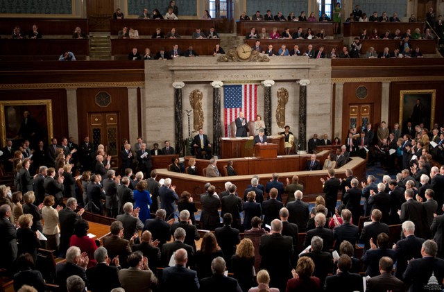 Flag in the House Chamber